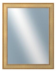 DANTIK - Zrkadlo v rámu, rozmer s rámom 70x90 cm z lišty TOOTH zlatá (2778)