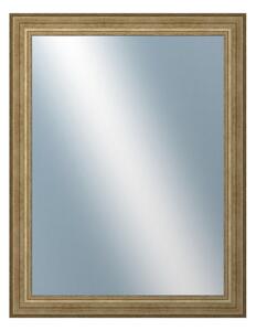 DANTIK - Zrkadlo v rámu, rozmer s rámom 70x90 cm z lišty HRAD strieborná patina (2823)