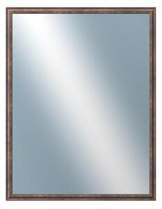 DANTIK - Zrkadlo v rámu, rozmer s rámom 70x90 cm z lišty TRITON meď antik (2141)