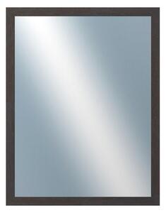 DANTIK - Zrkadlo v rámu, rozmer s rámom 70x90 cm z lišty RETRO tmavo šedá (2529)