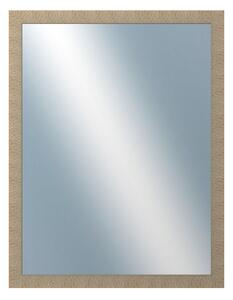 DANTIK - Zrkadlo v rámu, rozmer s rámom 70x90 cm z lišty Golf Champagne (2490)
