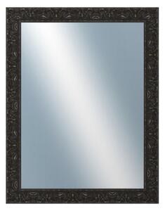 DANTIK - Zrkadlo v rámu, rozmer s rámom 70x90 cm z lišty PRAHA čierna (2753)