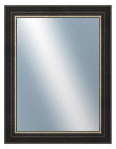 DANTIK - Zrkadlo v rámu, rozmer s rámom 70x90 cm z lišty GREECE čierna (2641)