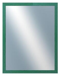 DANTIK - Zrkadlo v rámu, rozmer s rámom 70x90 cm z lišty RETRO zelená (2535)