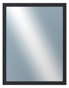 DANTIK - Zrkadlo v rámu, rozmer s rámom 70x90 cm z lišty 4020 čierna (2769)