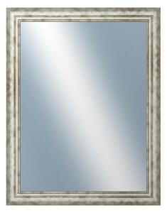 DANTIK - Zrkadlo v rámu, rozmer s rámom 70x90 cm z lišty TRITON široký strieborný (2950)