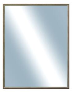 DANTIK - Zrkadlo v rámu, rozmer s rámom 70x90 cm z lišty Y-ka červená linka (3130)