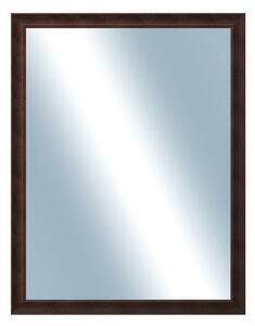 DANTIK - Zrkadlo v rámu, rozmer s rámom 70x90 cm z lišty KOSTELNÍ malá hnedá (3165)