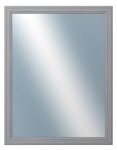 DANTIK - Zrkadlo v rámu, rozmer s rámom 70x90 cm z lišty STEP šedá (3019)