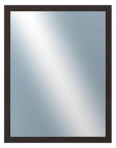 DANTIK - Zrkadlo v rámu, rozmer s rámom 70x90 cm z lišty RETRO čierna (2528)
