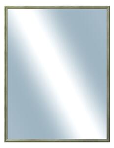 DANTIK - Zrkadlo v rámu, rozmer s rámom 70x90 cm z lišty Y-ka zelená linka (3126)