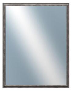 Zrkadlo v rámu Dantik rozmer s rámom 70x90 cm z lišty TRITON cín (2146)