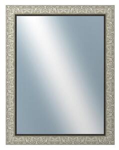 DANTIK - Zrkadlo v rámu, rozmer s rámom 70x90 cm z lišty PRAHA strieborná (2751)