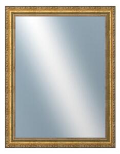 DANTIK - Zrkadlo v rámu, rozmer s rámom 70x90 cm z lišty KLASIK zlatá (2824)