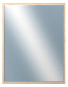 DANTIK - Zrkadlo v rámu, rozmer s rámom 70x90 cm z lišty KASSETTE dub bielený (2861)