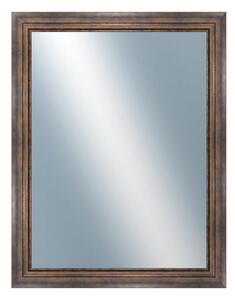 DANTIK - Zrkadlo v rámu, rozmer s rámom 70x90 cm z lišty TRITON široký meď (2951)