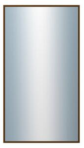 Zrkadlo v rámu Dantik rozmer s rámom 50x90 cm z lišty Hliník hnedá (7269211)