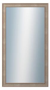 DANTIK - Zrkadlo v rámu, rozmer s rámom 50x90 cm z lišty TOOTH malá strieborná (3162)