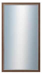 DANTIK - Zrkadlo v rámu, rozmer s rámom 50x90 cm z lišty TAIGA hnedá (3107)