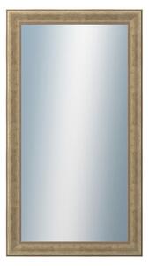 DANTIK - Zrkadlo v rámu, rozmer s rámom 50x90 cm z lišty KŘÍDLO malé strieborné patina (2775)