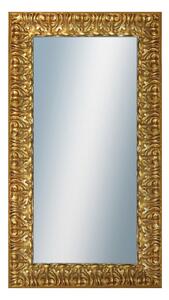 DANTIK - Zrkadlo v rámu, rozmer s rámom 50x90 cm z lišty ZVRATNÁ ozdobná zlatá (2888)