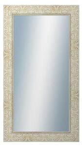 DANTIK - Zrkadlo v rámu, rozmer s rámom 50x90 cm z lišty PRAHA biela (2930)