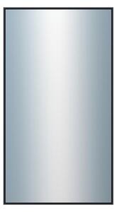 DANTIK - Zrkadlo v rámu, rozmer s rámom 50x90 cm z lišty Hliník čierna (7002021)