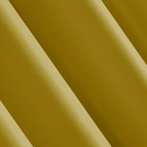 Nádherný jednofarebný žltý záves na riasiacu pásku Žltá