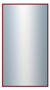 DANTIK - Zrkadlo v rámu, rozmer s rámom 50x90 cm z lišty Hliník vínová (7269209)