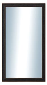 Zrkadlo v rámu Dantik rozmer s rámom 50x90 cm z lišty ANDRÉ veľká čierna (3154)