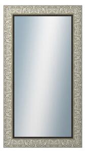 Zrkadlo v rámu Dantik rozmer s rámom 50x90 cm z lišty PRAHA strieborná (2751)
