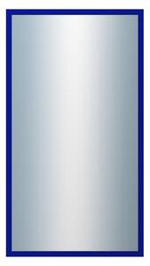 DANTIK - Zrkadlo v rámu, rozmer s rámom 50x90 cm z lišty PERLA modrá lesklá (2877)