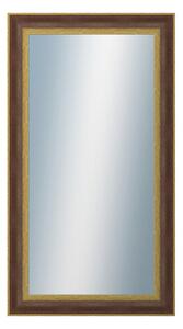 DANTIK - Zrkadlo v rámu, rozmer s rámom 50x90 cm z lišty ZVRATNÁ červenozlatá plast (3069)