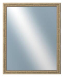 DANTIK - Zrkadlo v rámu, rozmer s rámom 80x100 cm z lišty KŘÍDLO malé strieborné patina (2775)
