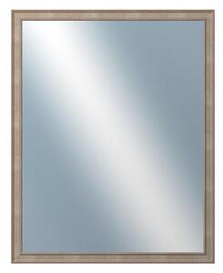 DANTIK - Zrkadlo v rámu, rozmer s rámom 80x100 cm z lišty TOOTH malá strieborná (3162)