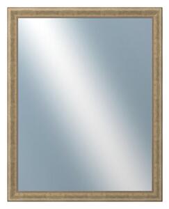 DANTIK - Zrkadlo v rámu, rozmer s rámom 80x100 cm z lišty KŘÍDLO malé zlaté patina (2774)
