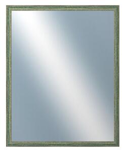 DANTIK - Zrkadlo v rámu, rozmer s rámom 80x100 cm z lišty LYON zelená (2706)