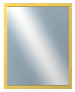 DANTIK - Zrkadlo v rámu, rozmer s rámom 80x100 cm z lišty RETRO žltá (2533)