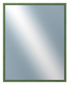 DANTIK - Zrkadlo v rámu, rozmer s rámom 80x100 cm z lišty BOX zelená morená (1751)