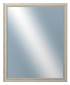 DANTIK - Zrkadlo v rámu, rozmer s rámom 80x100 cm z lišty STEP biela (3018)