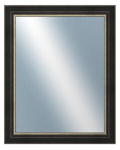 DANTIK - Zrkadlo v rámu, rozmer s rámom 80x100 cm z lišty GREECE čierna (2641)