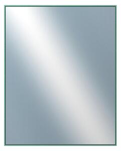 DANTIK - Zrkadlo v rámu, rozmer s rámom 80x100 cm z lišty Hliník zelená m. (7002246)