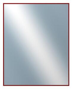 DANTIK - Zrkadlo v rámu, rozmer s rámom 80x100 cm z lišty Hliník vínová (7269209)