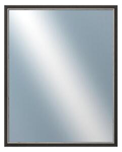 DANTIK - Zrkadlo v rámu, rozmer s rámom 80x100 cm z lišty TAIGA čierna (3108)