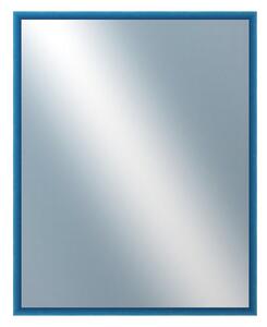 DANTIK - Zrkadlo v rámu, rozmer s rámom 80x100 cm z lišty BOX modrá morená (1753)
