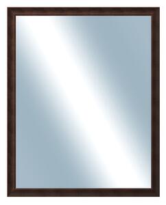 DANTIK - Zrkadlo v rámu, rozmer s rámom 80x100 cm z lišty KOSTELNÍ malá hnedá (3165)