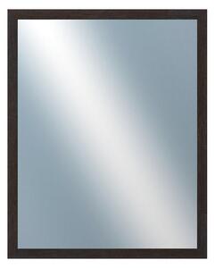 DANTIK - Zrkadlo v rámu, rozmer s rámom 80x100 cm z lišty RETRO čierna (2528)