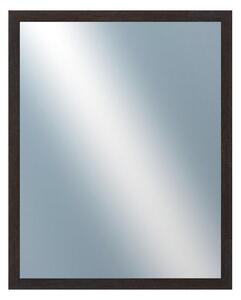 DANTIK - Zrkadlo v rámu, rozmer s rámom 80x100 cm z lišty RETRO čierna (2528)