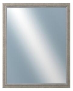 DANTIK - Zrkadlo v rámu, rozmer s rámom 80x100 cm z lišty AMALFI šedá (3113)
