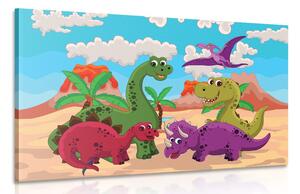 Obraz svet dinosaurov